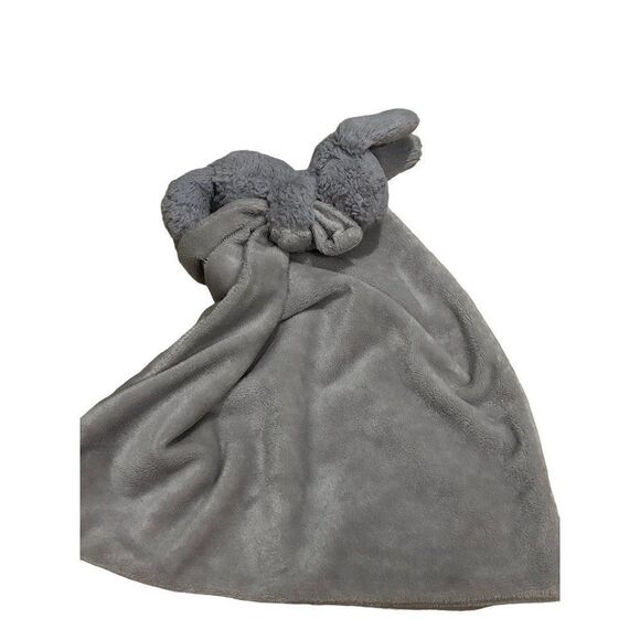Jellycat Bunny Rabbit Lovey Security Blanket Plush Toy Gray - Picture 1 of 1
